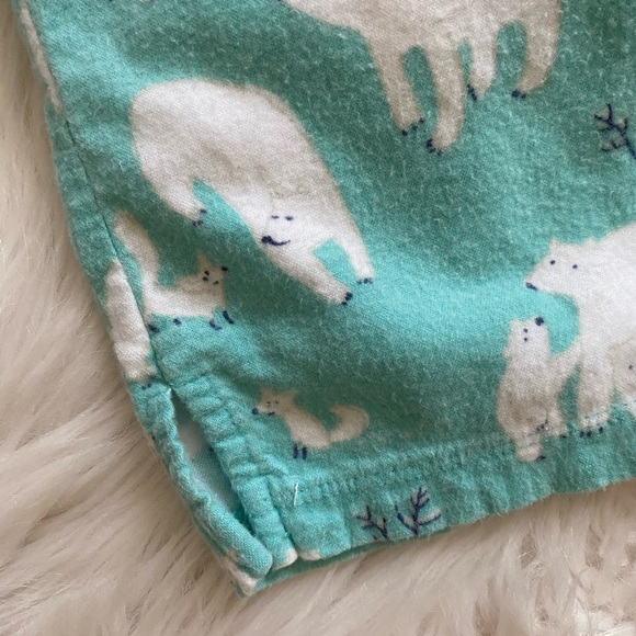 Munki Munki Long Sleeve Polar Bear PJ Top Sz XS - Picture 9 of 9
